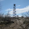 Some runners climb South Beacon Mountain Fire Tower