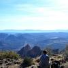 The view of Sedona form Wilson mountain.