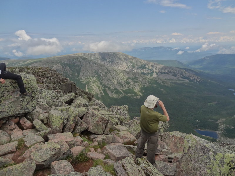 Katahdin summit from the Saddle Trail