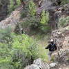 Heading back down the top section of switchbacks. Lower down the switchbacks get rockier and steeper.