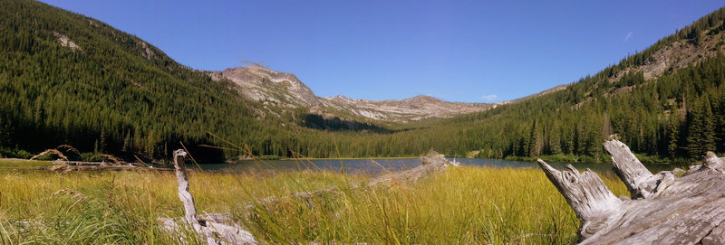 Looking toward headwaters of Sweeney Creek