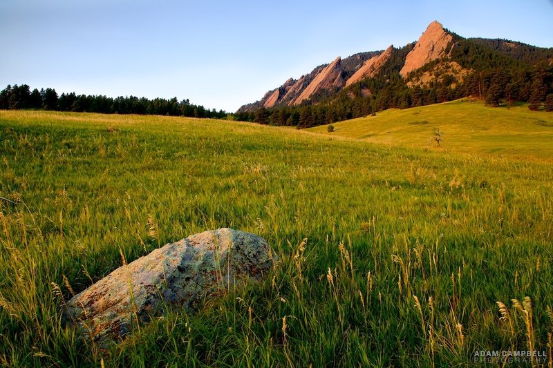 Morning at the Flatirons.