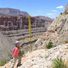 Crossing Horseshoe Mesa on the Grandview Trail