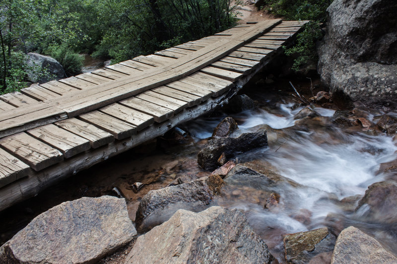 One of the seven bridges on the Seven Bridges Trail