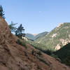 Looking back from Silver Cascade Falls.