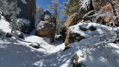 Narrows to the meadow