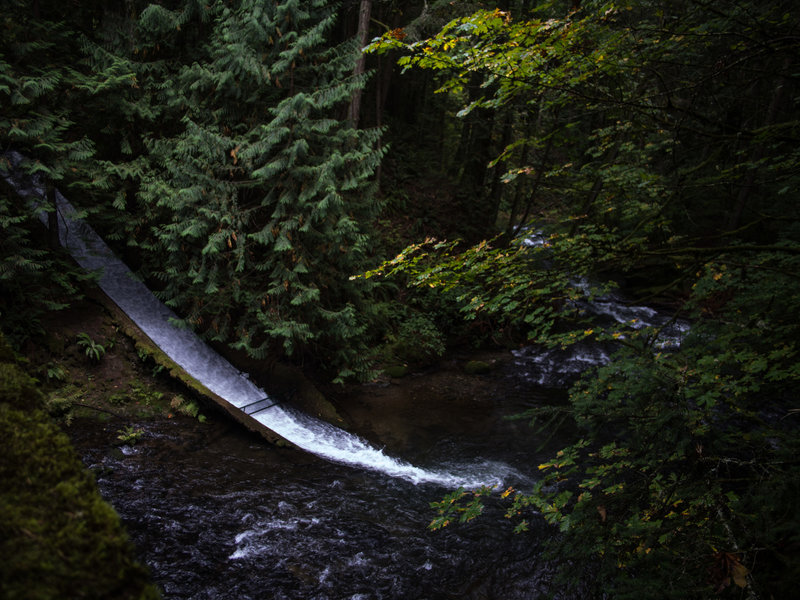 The build to Whatcom Falls.