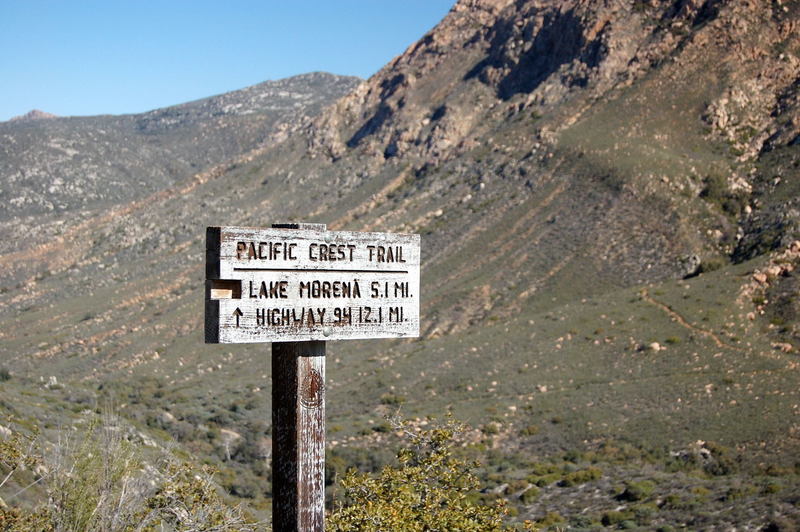 Trail Sign above Hauser Canyon