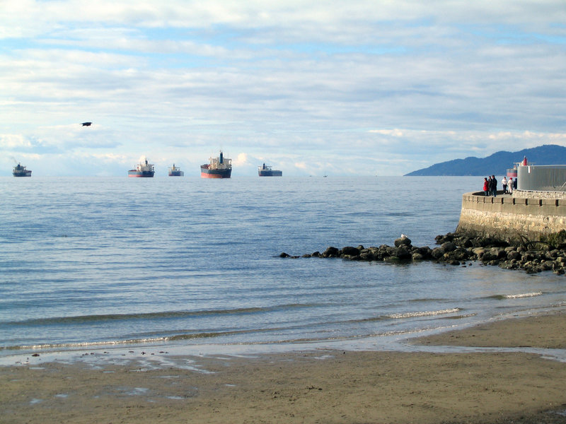 View out to sea from Second Beach