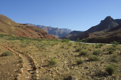 Floor of the Grand Canyon.