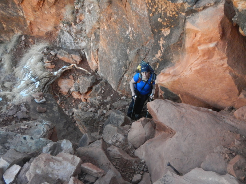 Hiking...scrambling...climbing...it's all...similar.