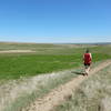 Running along the broad Hidden Valley