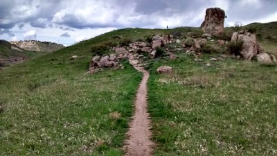 Nice rocks near the beginning of the trail.