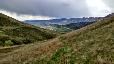 Nice views of Dakota Ridge and the mountains behind it.