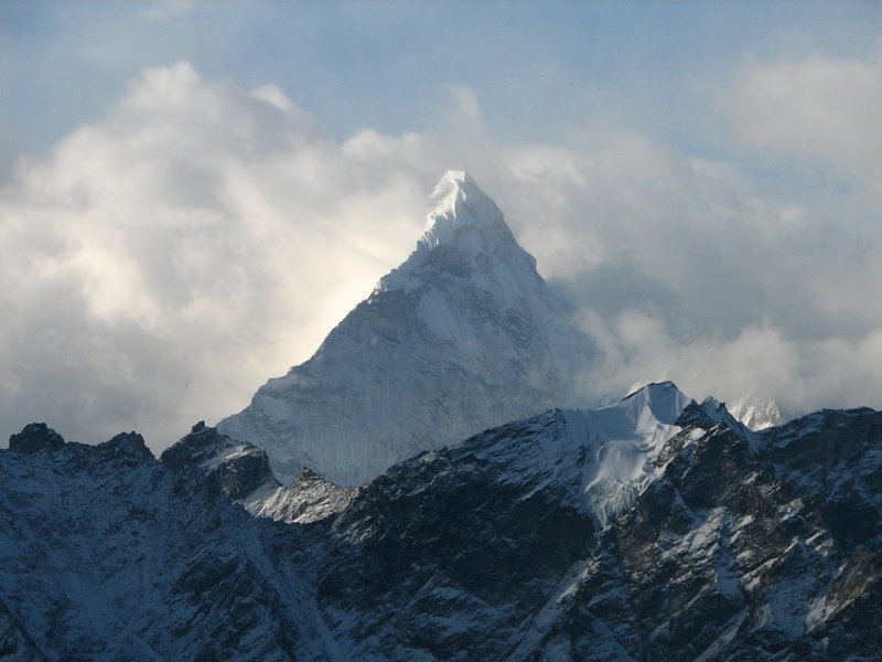 A sharp-looking Ama Dablam from Kala Pattar