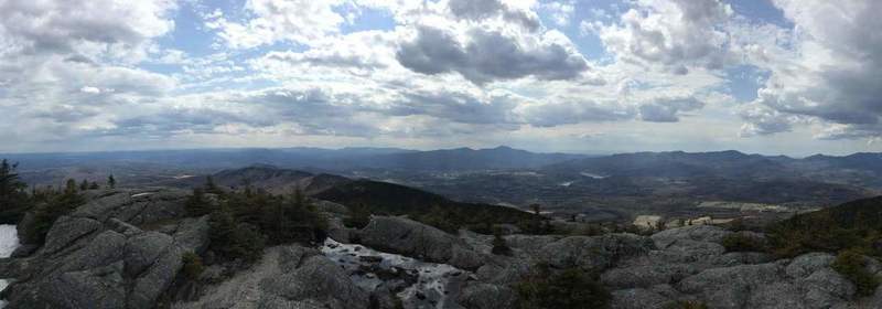 Western View from the summit of Mount Hunger