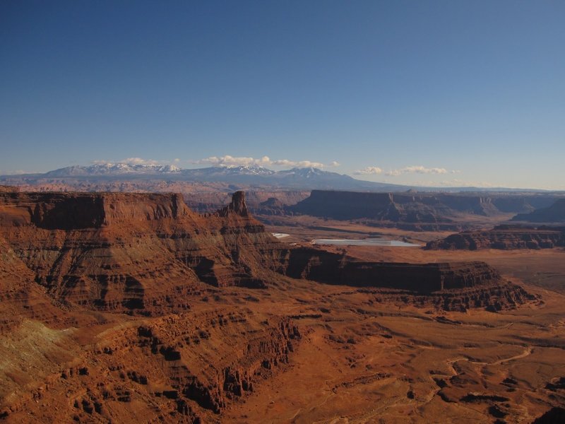 Afternoon view from the Dead Horse Point Trail