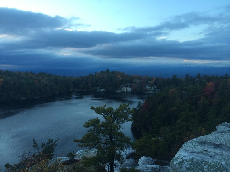 View of Lake Minnewaska from the picnic area