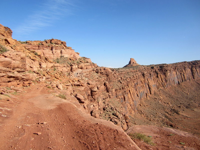 Following the rim of Jackson's Hole.