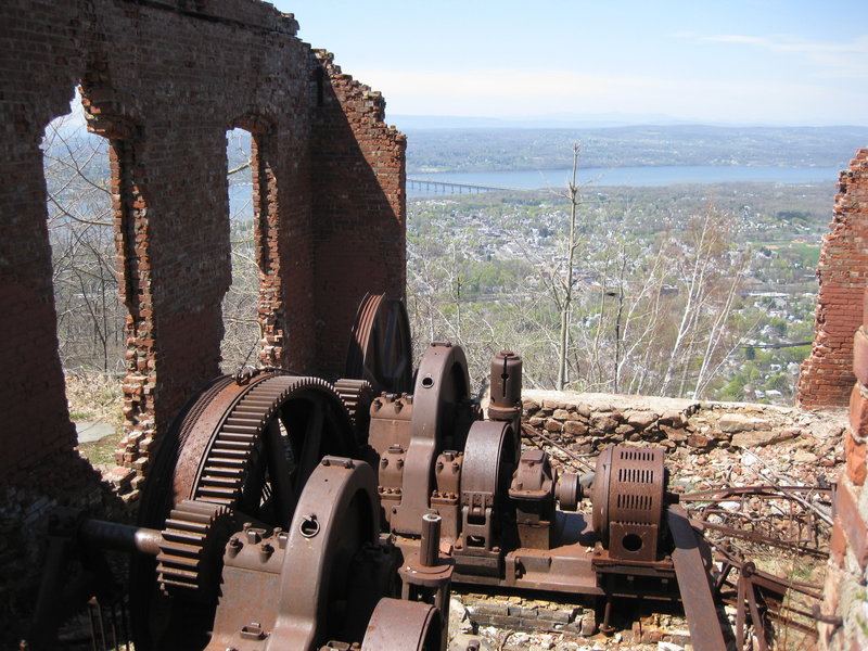 View of the Hudson and Beacon from the railway machine room at the south summit.