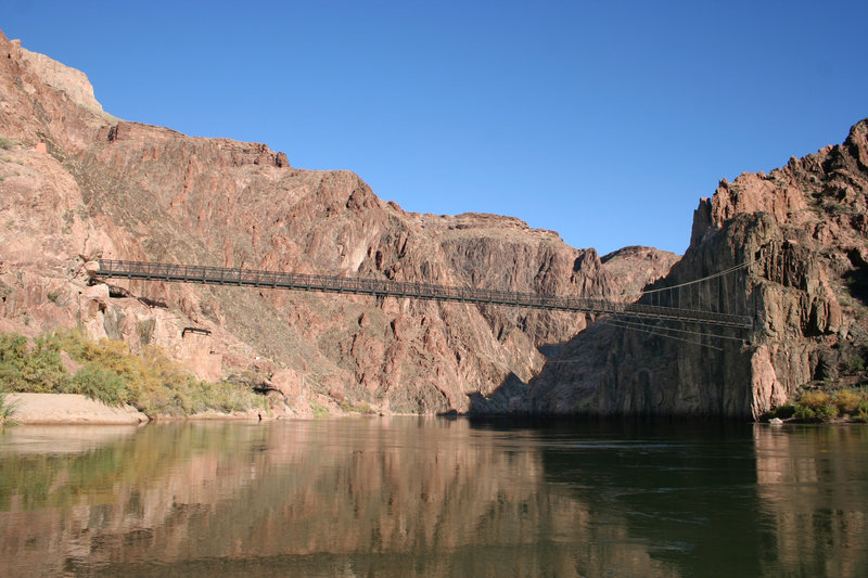 Black Suspension Bridge