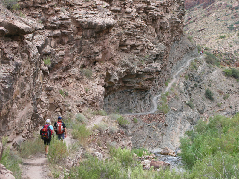 Grand Canyon: N. Kaibab Trail - Cottonwood Campground.