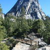 The bridge to Nevada Falls