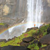 Vernal Fall mistin' the rainbow