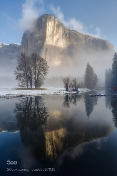 Views across the Merced River.