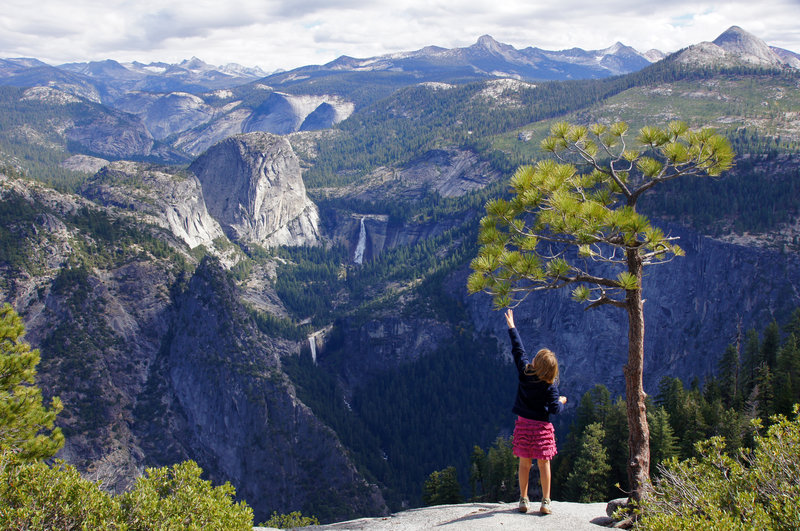 Reaching for the peaks.