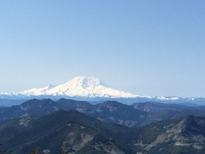 View of Rainier from Bandera Mountain