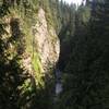 Viewpoint above the Capilano Canyon.  This is just to the North of the Capilano Suspension Bridge