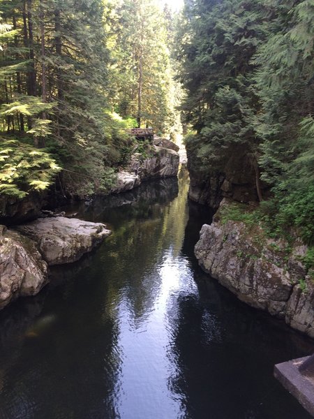 Looking south from the Cable Pool Bridge