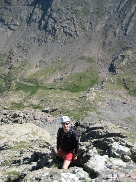 Short shorts at home on the North Ridge.