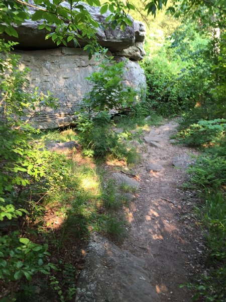 Rock formations on Rainbow Loop Trail