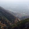 Beautiful views down on the Sam Merrill trail and downtown Pasadena.