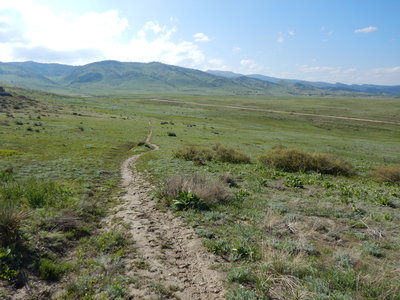 Views to the west of foothills