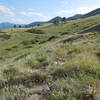 Looking south at Bear Peak and Green Mountain