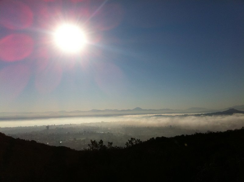 San Diego morning - get above the smog!