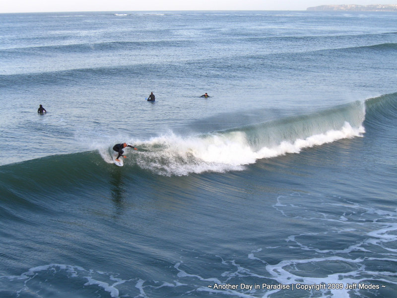 Ripping the curl.