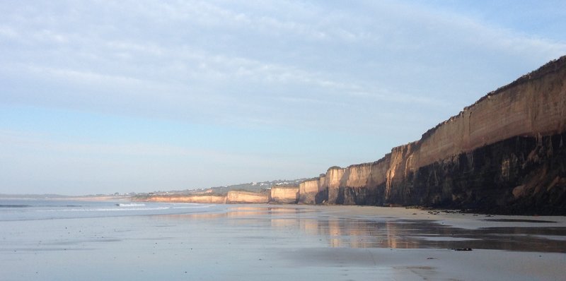 Looking back toward Anglesea.