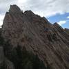 The First Flatiron as seen from the 2nd Flatiron access trail