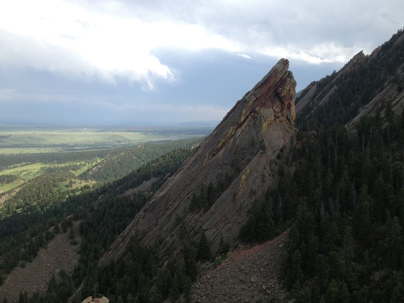 The Third Flatiron as seen from the top of the 1st/2nd Flatiron Trail