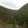 Valley view along the trail.