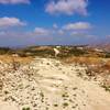 The fire trail along the ridgeline. A little rough but more than adequate.