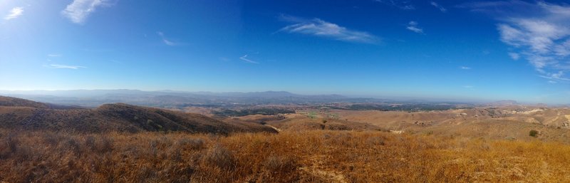 A nice panorama as you get to a higher spot.