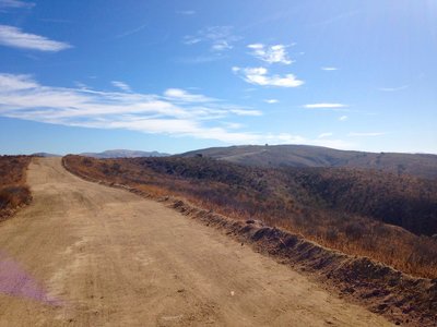 After the steeper part of the climb, the rest is a gradual incline.