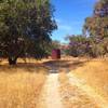 The water tank just before you get to the campground.