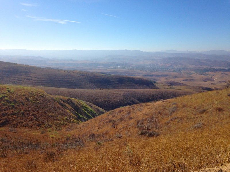 Views are enjoyed all along this first section of the hike as you climb to the top.