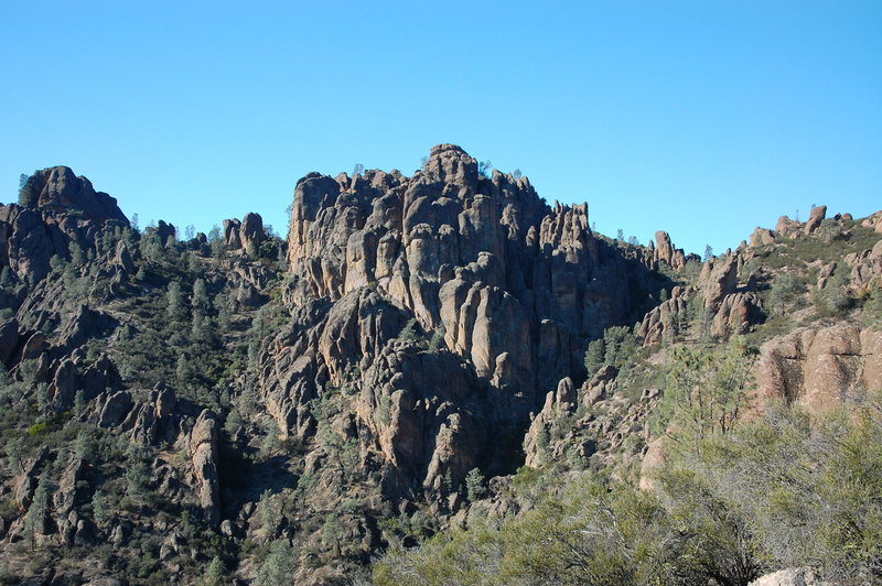 View from Old Pinnacles Trail.